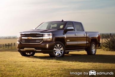 Insurance rates Chevy Silverado in Phoenix